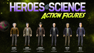 "Heroes of Science" action figures are light on "action," heavy on the "heroes"